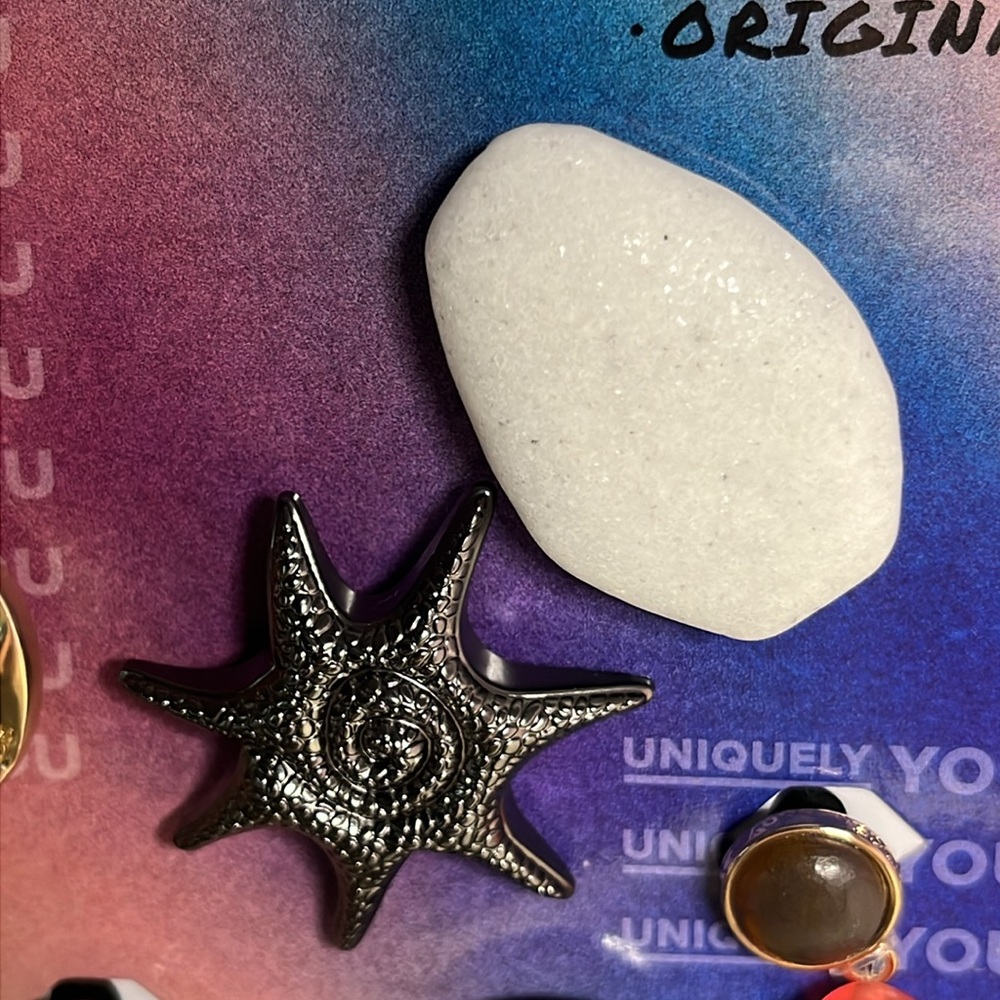Jibbitz Charms Unique Collection with Black and White Accents - Picture 3 of 6
